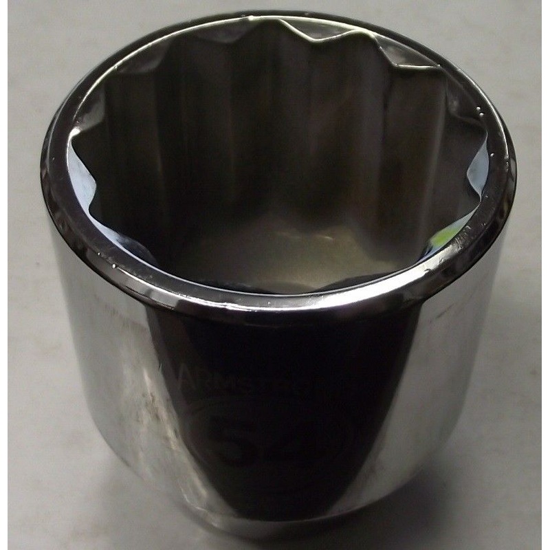 Armstrong 40-154 54mm 12 Point 3/4" Drive Metric Standard Socket USA