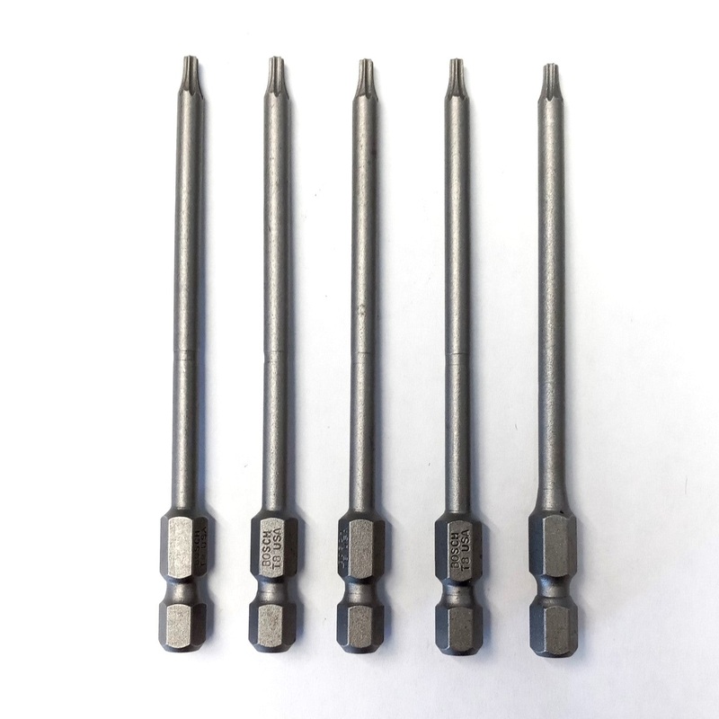 Bosch 1609507698 Torx Power Bit T8 1/4" Hex Drive, 3-1/2" OAL 5pcs. USA