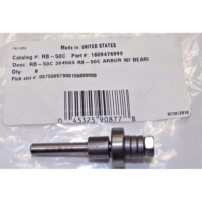 Bosch RB-50C Slotting Cutter 6mm Arbor Ball Bearing, 6mm Shank USA