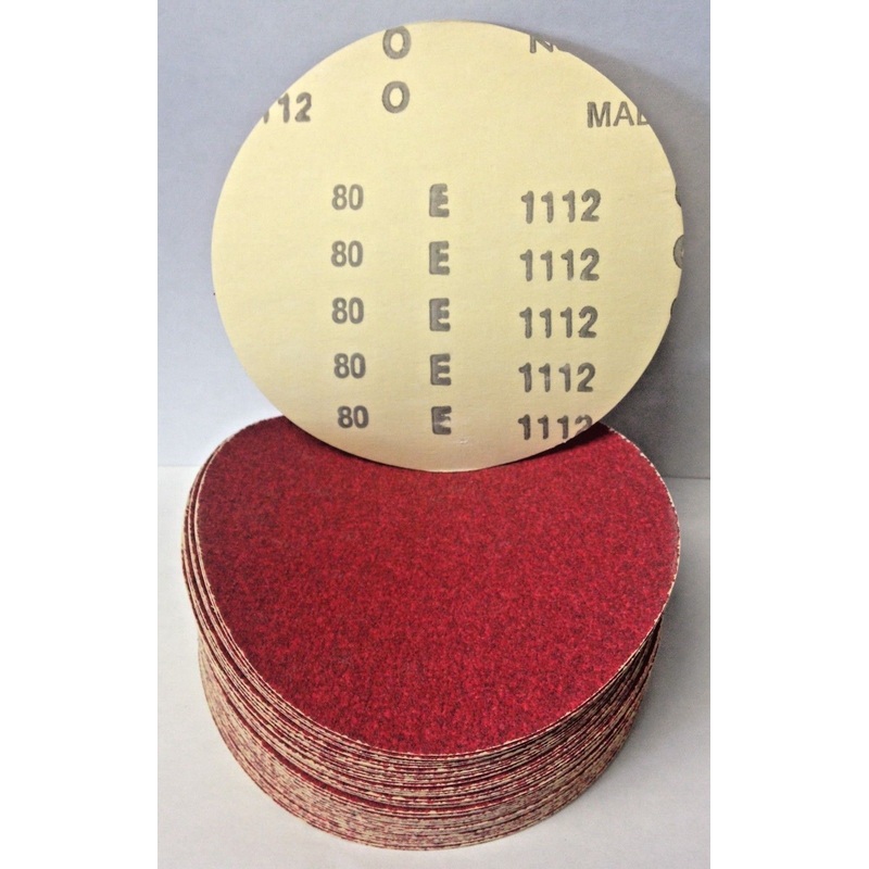 Carborundum 1907 5" Sanding Discs 80 Grit 50 Pack