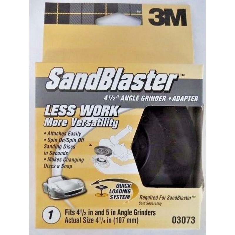 3M 03073 SandBlaster Automotive Angle Grinder Adapter