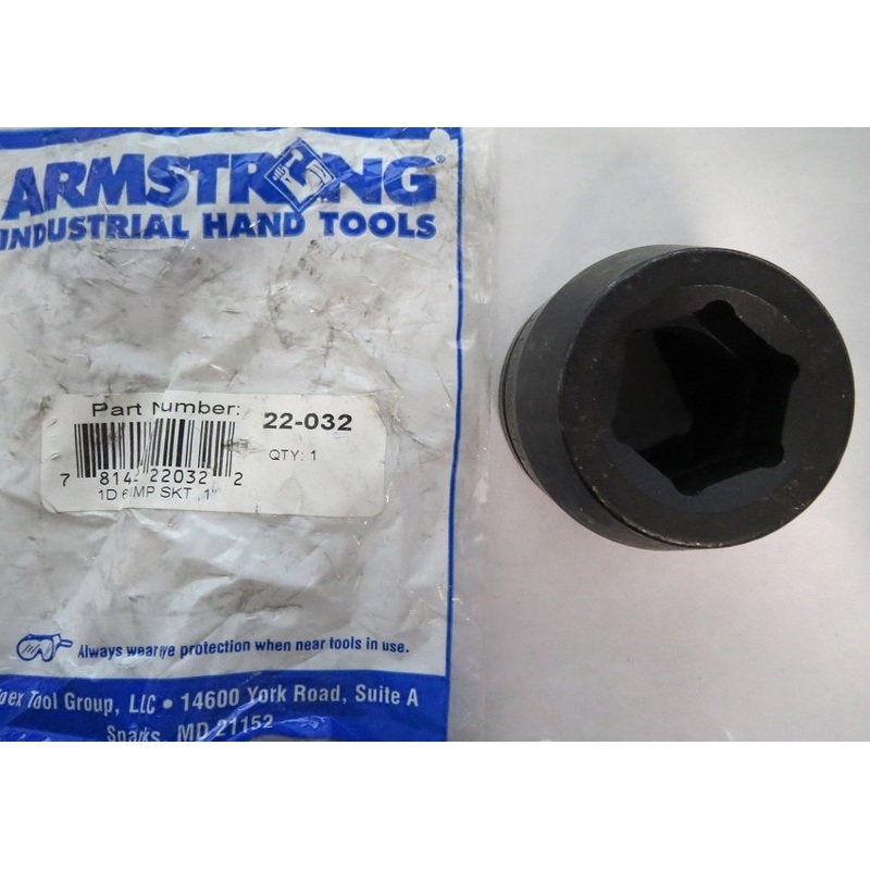 Armstrong 22-032 1" 6PT 1" Drive Impact Socket USA