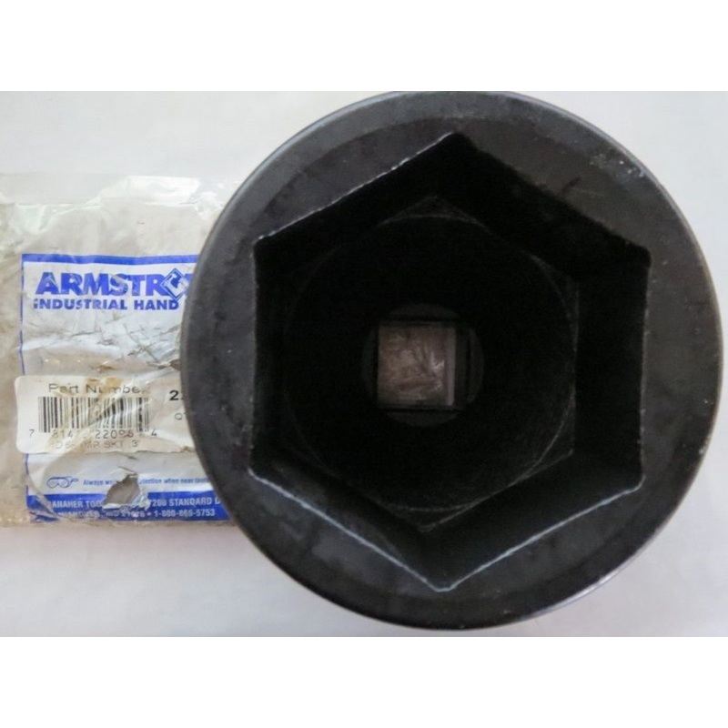Armstrong 22-096 3" 6 PT 1" Drive Impact Socket USA