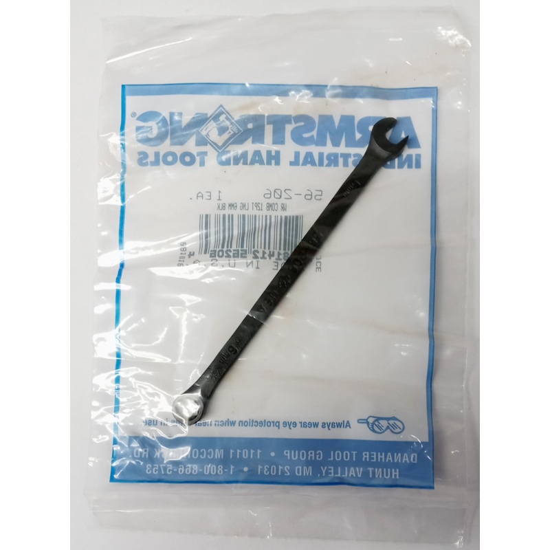 Armstrong 56-206 6mm Combination Wrench Black 12pt. USA