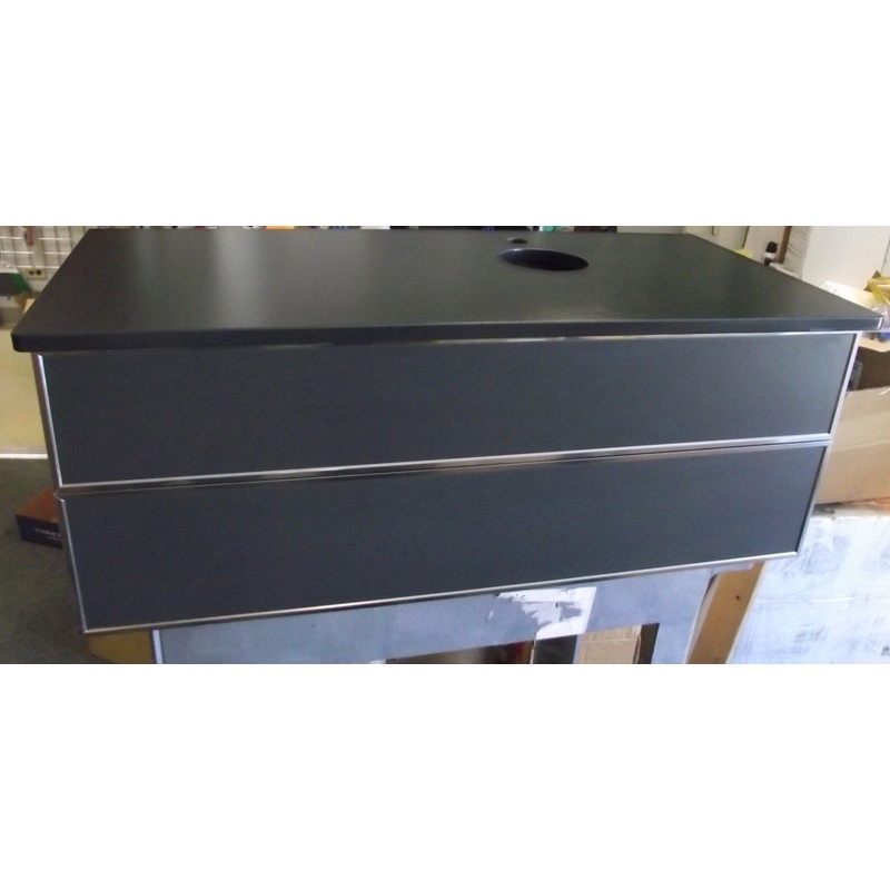 Aviana 47-E2302 Lincoln Park Euro Vanity With Glass Top No Sink