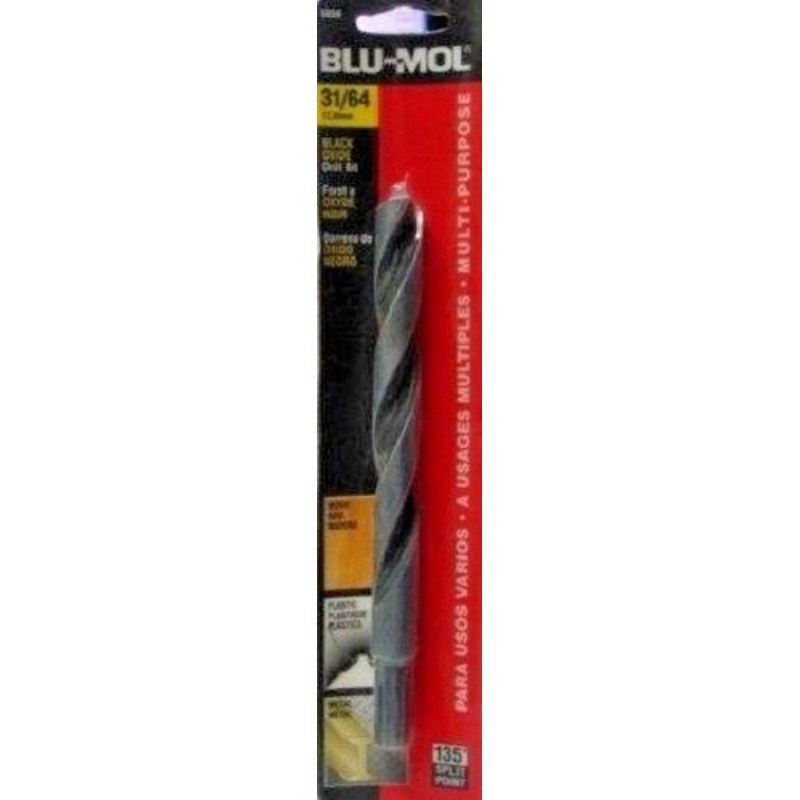 Blu-Mol 6656 31/64" High Speed Drill Bit