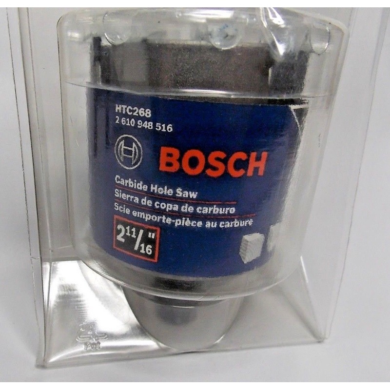 Bosch HTC268 2-11/16" Carbide Hole Saw For Carbide Multi Materials Germany