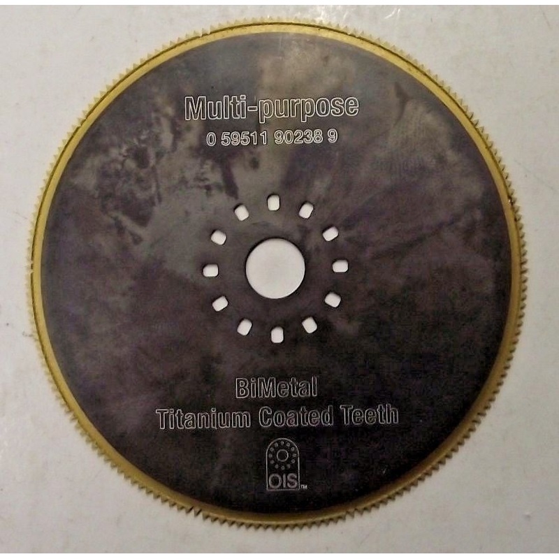 Bosch O1070382R OSC314TC 3-1/4-in Bi-Metal Titanium Circular Blade Swiss BULK