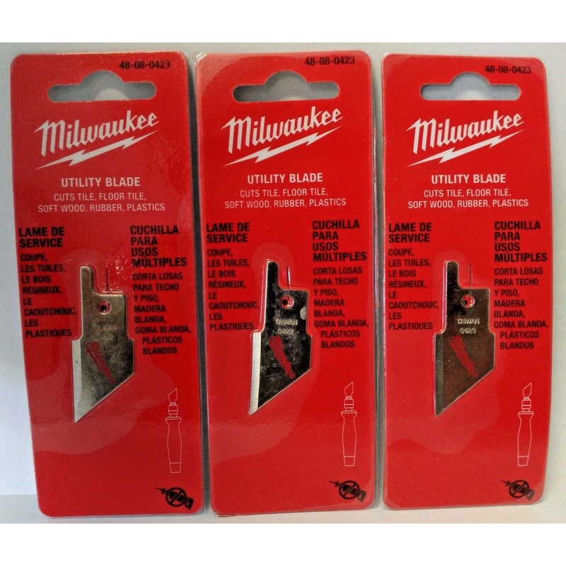 Milwaukee 48-08-0423 Utility Blade For Job Saw Handle Only 3PKS
