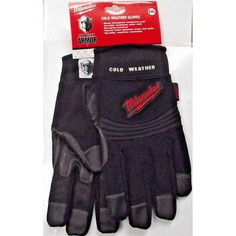 Milwaukee Gloves Cold Weather Job Site Armor 49-17-0144 XXL