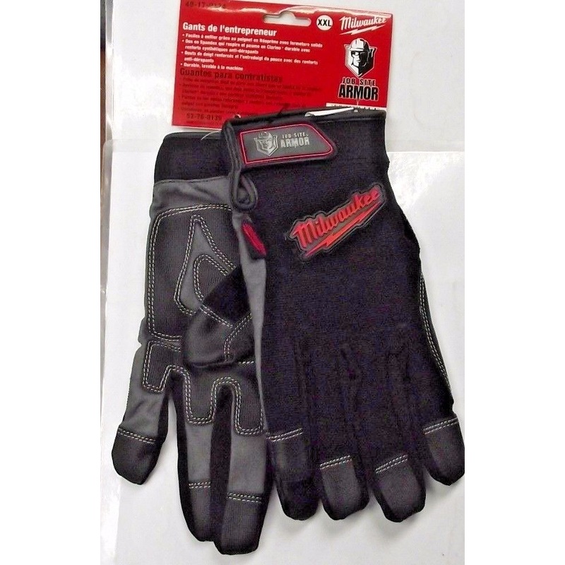Milwaukee Gloves Contractor Job Site Armor 49-17-0134 XXL
