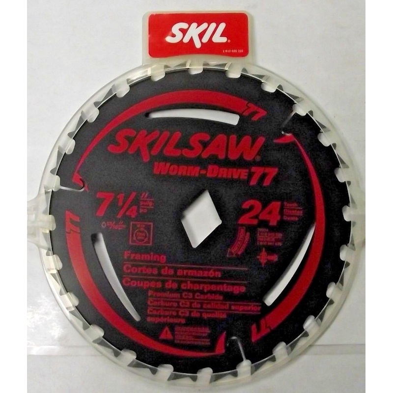 Skil Skilsaw 76924 7-1/4" X 24 Tooth Dyanite Wormdrive Saw Blade