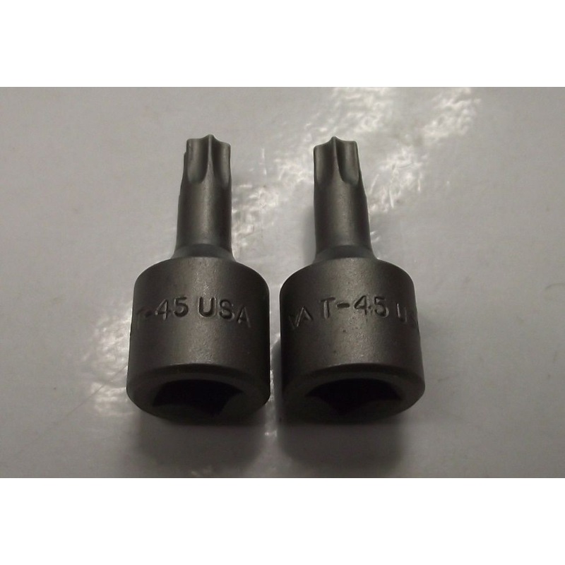Vermont American 9915745 T-45 3/8" Drive Torx Bit 2pcs. USA