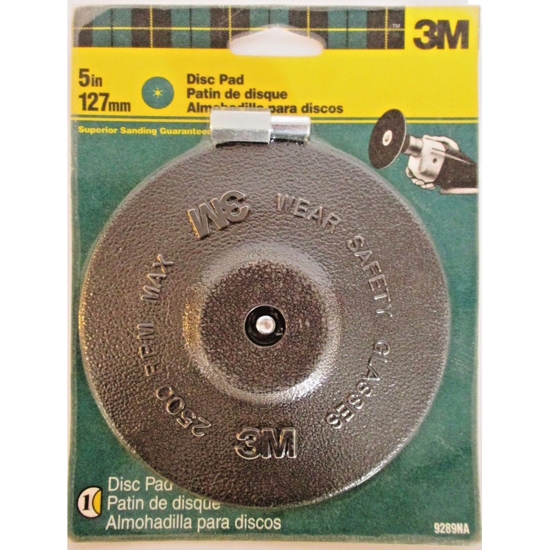 3M 9289NA 5" Disc Pad For Use With Power Sanding Discs