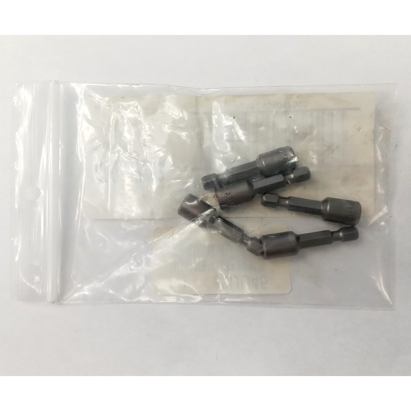 Bosch 3UU45 5pcs 1/4" x 1-5/8" Magnetic Nutsetter USA