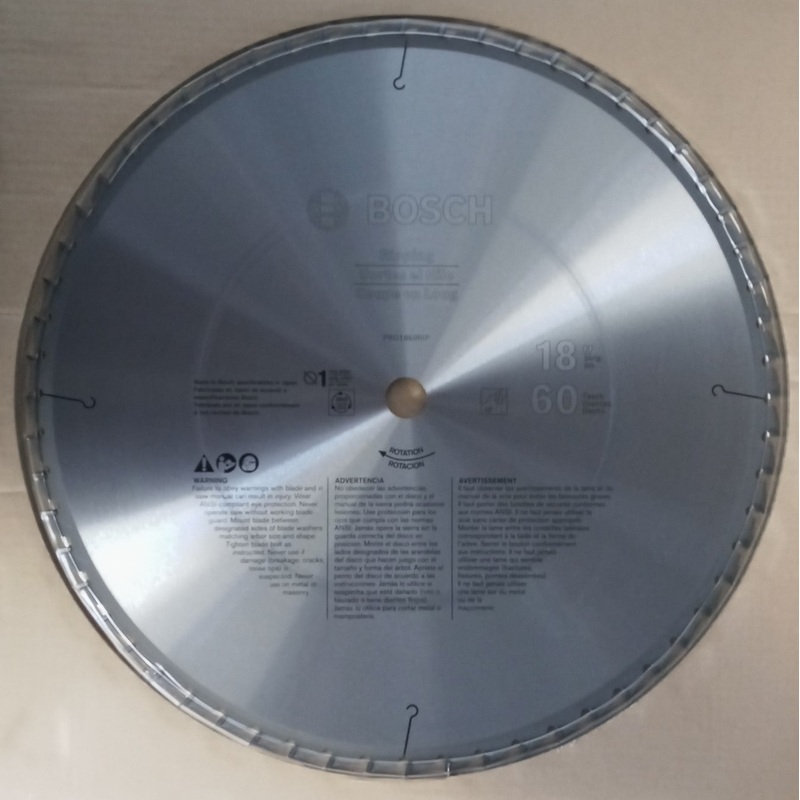 Bosch PRO1860RIP 18" 60T Ripping Saw Blade