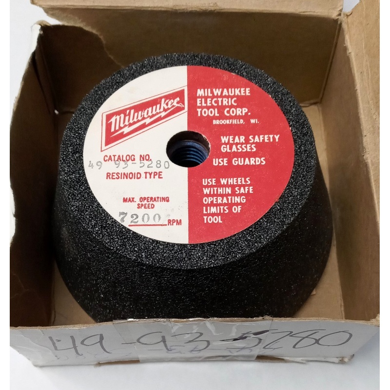 Milwaukee 49-93-5280 5" Armor Cup Grinding Wheel for Masonry 5/8"-11 Thread