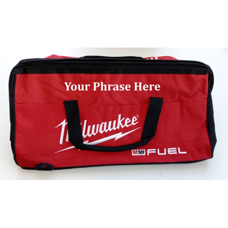 Milwaukee 50-55-3565 Soft Side Contractor Bag 22" x 12" x 12 CUSTOM EMBROIDERED