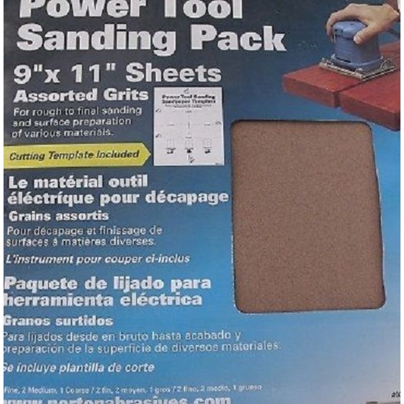 Norton 9" x 11" Sanding Pack 02133