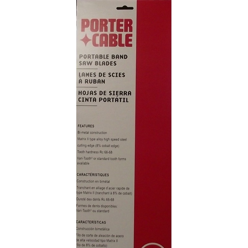 Porter Cable 45277-1 44-7/8" x 18 TPI Bi-Metal Porta-Band Saw Blade USA