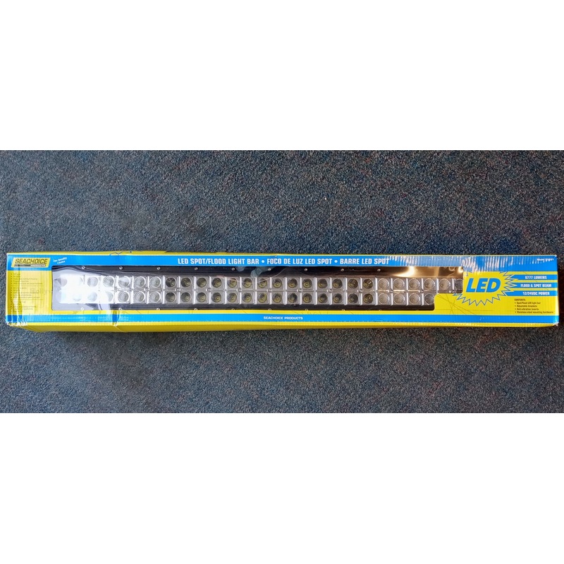 Seachoice 51691 33 Inch LED Spot/Flood Light Bar, 60 LEDs - Black Housing