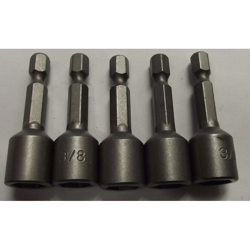 Bosch 2610933495 3/8 x 1 5/8 Magnetic Nutsetter 5pcs.