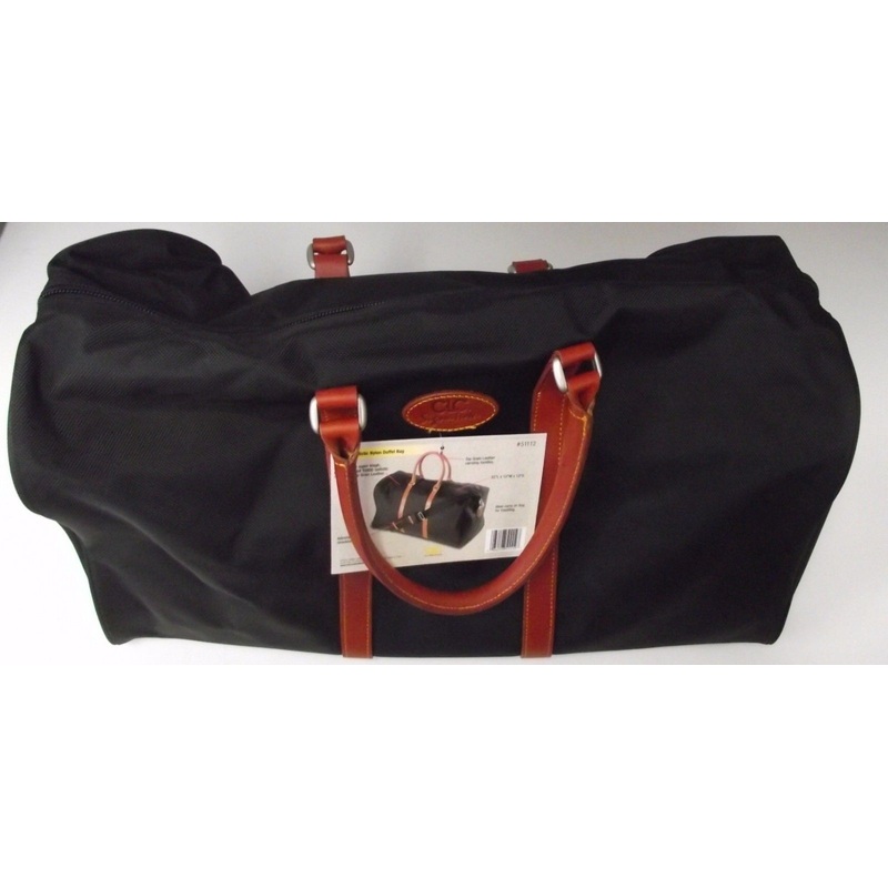 Custom Leathercraft 51112 Duffel Bag Ballistic Nylon 22-Inch