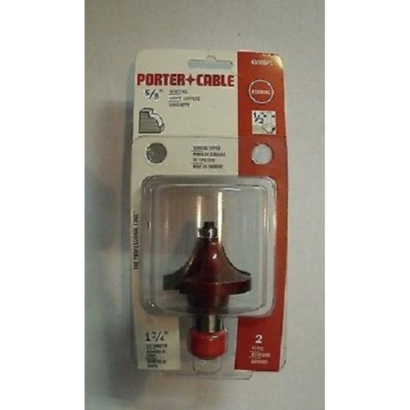 Porter Cable 43586PC 5/8" Carbide Beading Router Bit 1/2" Shank