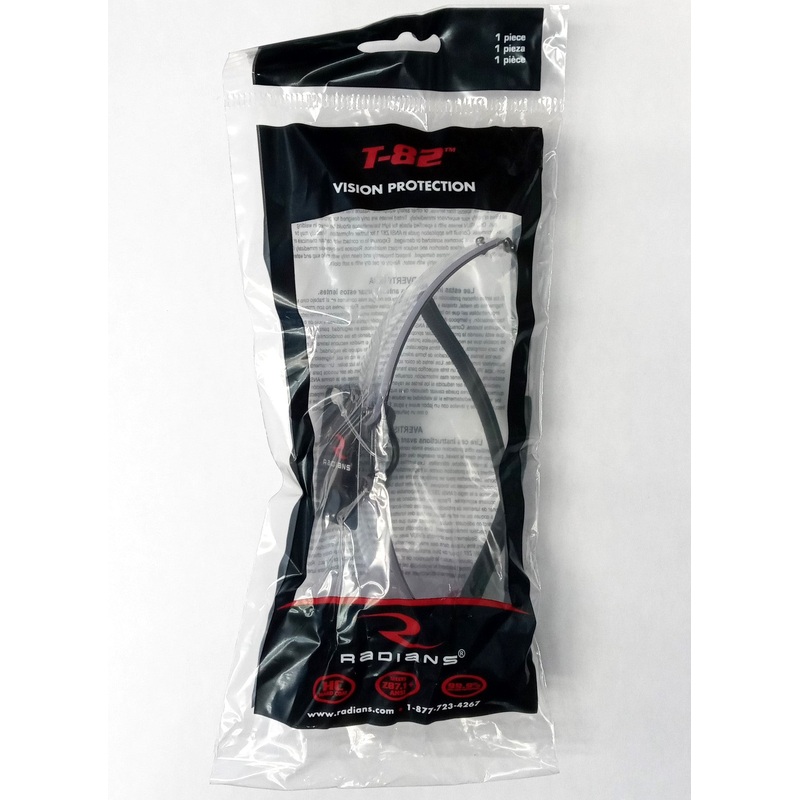 Radians T82-10RD Safety Glasses - Metal Frame - Clear Lens
