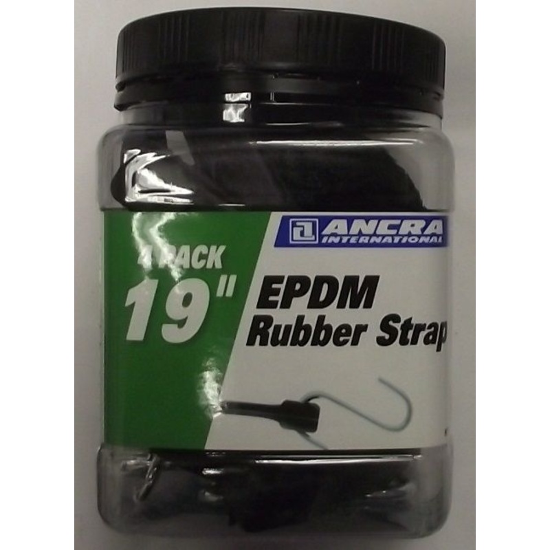 Ancra 95770 19 Inch EPDM Rubber Strap 4-Pack