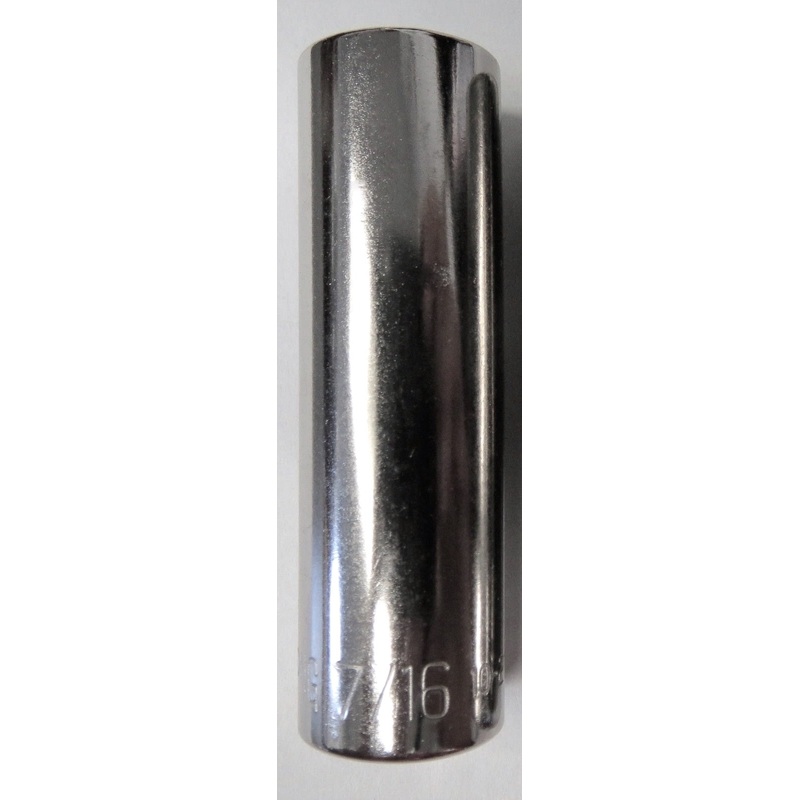 Armstrong 10-214 7/16" 1/4" Drive Deep Socket 6pt. USA