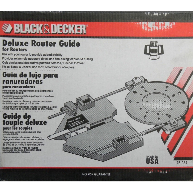 Black & Decker 76-234 Deluxe Router Guide USA