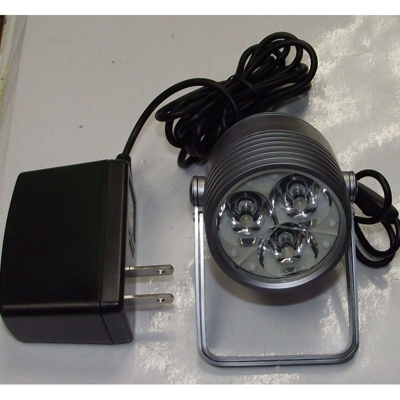 Coast LED-Lenser 7955 Dot Spot Triplex Floodlight 3x Green LED Power Chip 3" Dia