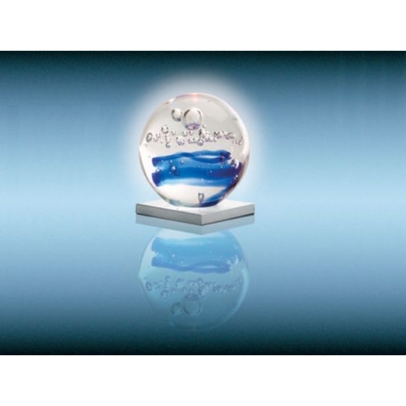 Coast LL7881 LED-Lenser Blue Spiral Decorative Glass Art Ball (ONLY) for LED