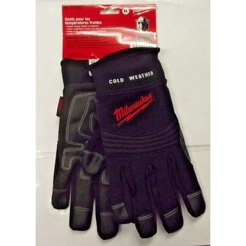 Milwaukee Gloves XL 49-17-0143 Cold Weather Job Site Armor