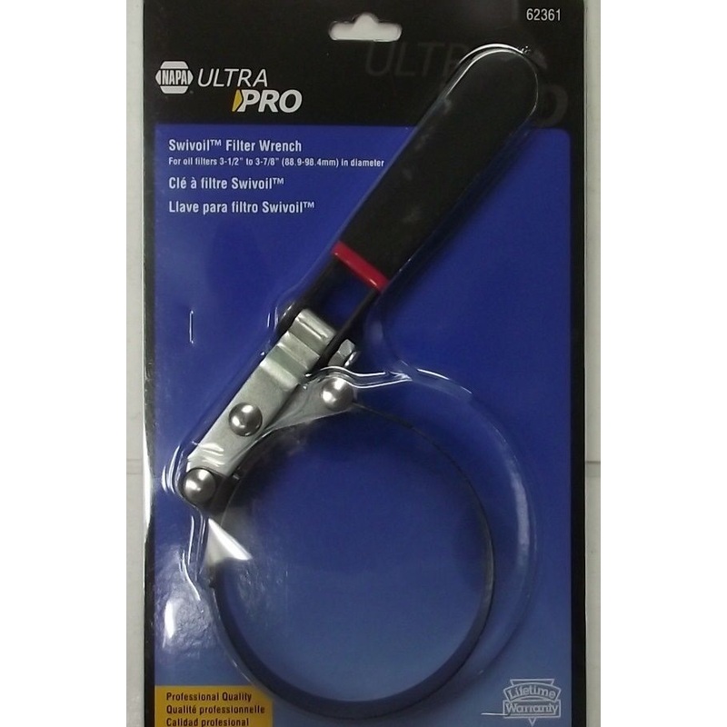 Napa 62361 Ultra Pro Swivoil Filter Wrench 3-1/2" to 3-7/8"