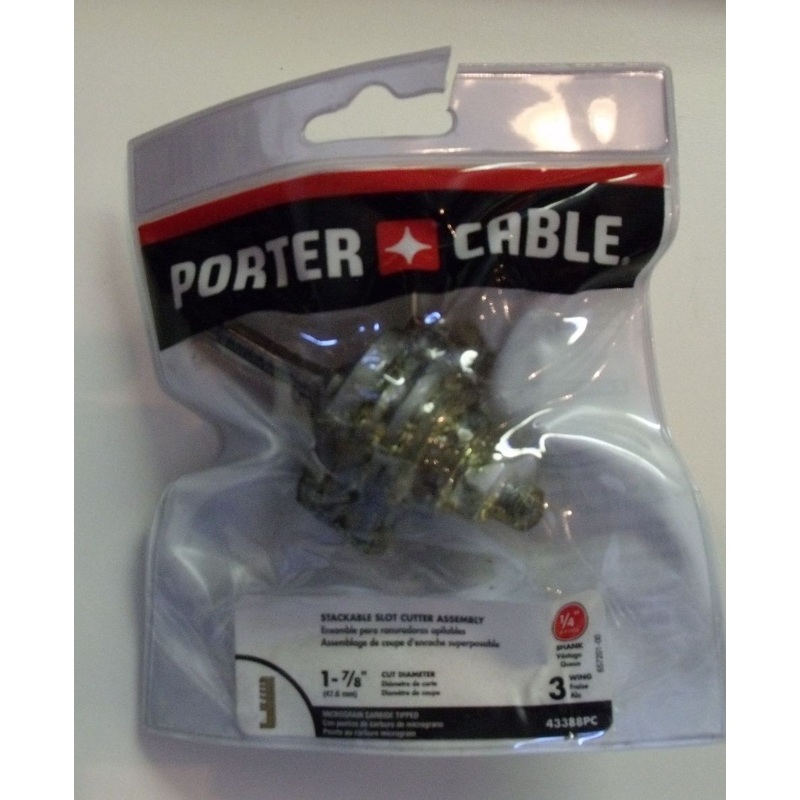 Porter Cable 43388PC Stackable Slot Cutter Assembly Router Bit