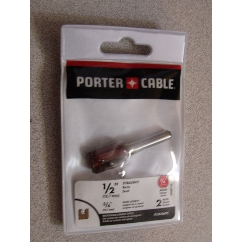 Porter Cable 43846PC 1/2" Straight Shank Router Bit