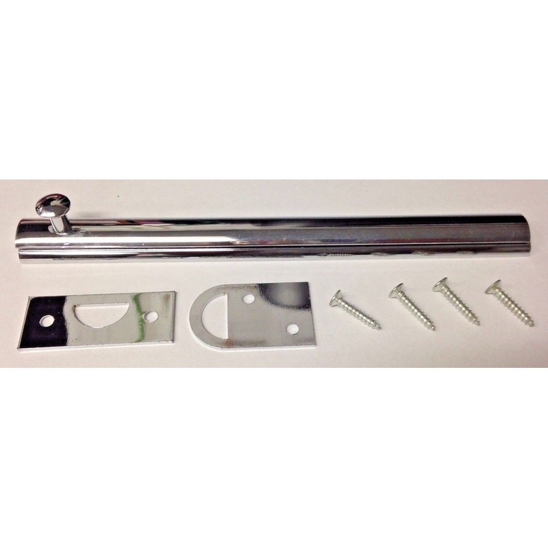 Taymor 25-4035150 Door Hardware 6" Surface Slide Bolt Chrome