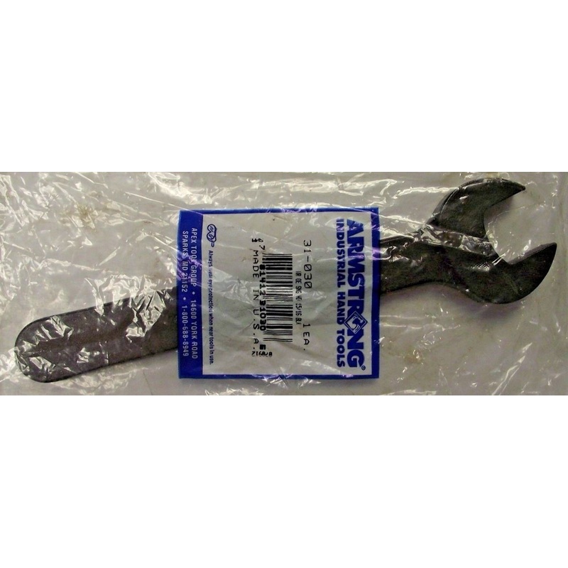 Armstrong 31-030 15/16" Black Oxide Open End Single Head Black Oxide Wrench USA