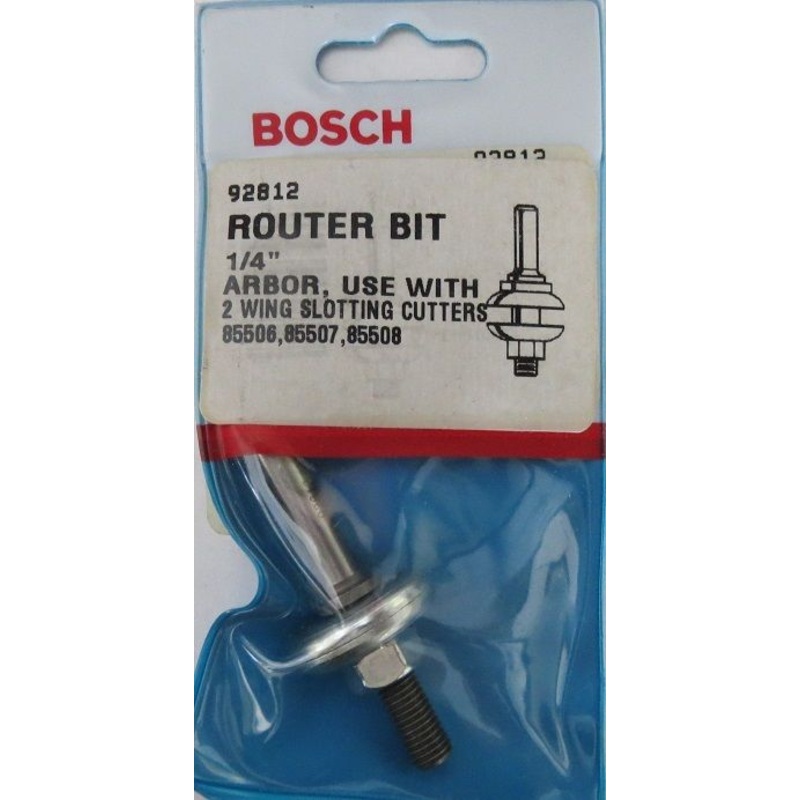 Bosch 92812 1/4 Arbor for Slot Cutters USA