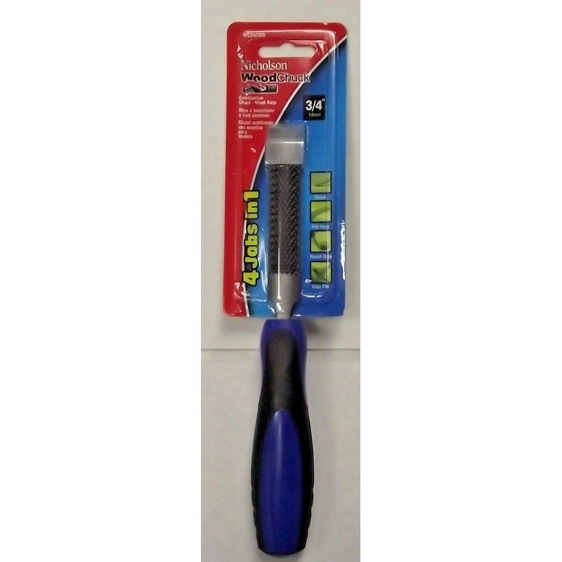 Nicholson WC34CMN 3/4" Wood Chuck Combination Chisel And Wood Rasp