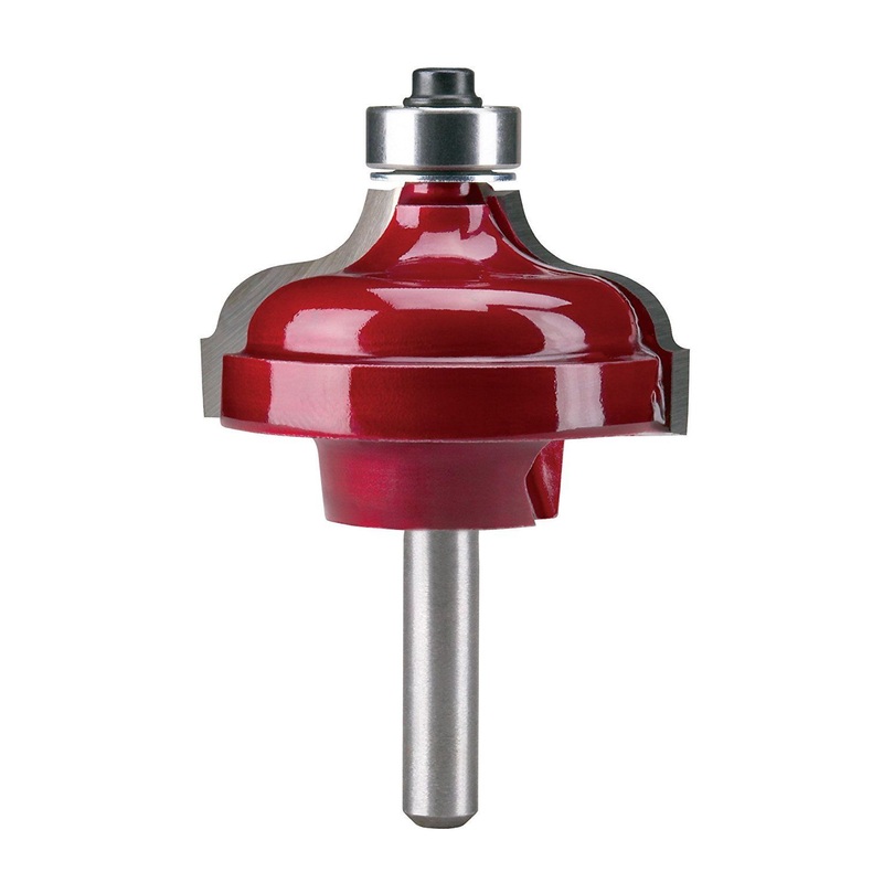 Porter Cable 43759PC 1/4" Ogee With Fillet 2 Flute 1/4" Shank Router Bit