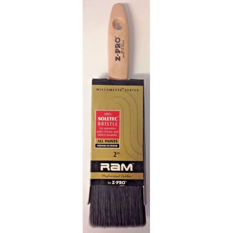 Ram by Z-Pro 2" Flat Trim Soletec Indoor / Outdoor Paint Brush 6103