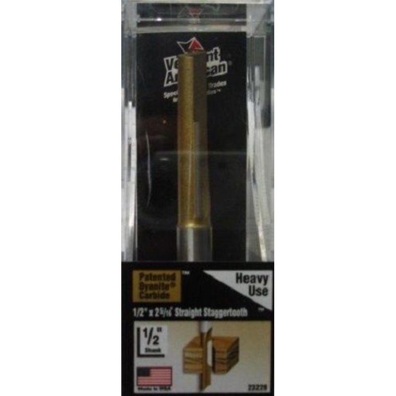Vermont American 23228 " x 2 5/16" Straight Router Bit USA