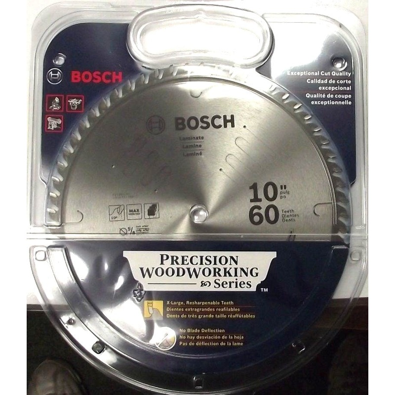 Bosch PS1060LAM 10" x 60 Tooth Carbide Laminate Saw Blade