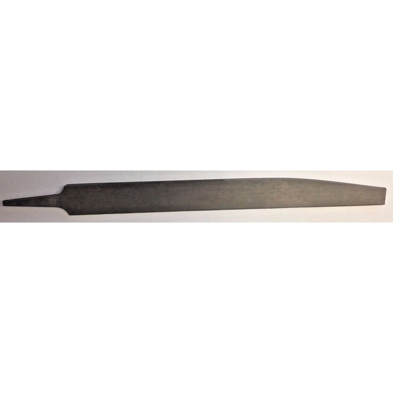 Nicholson File 07090 12" Knife File Smooth 2 Sides Cut on Back