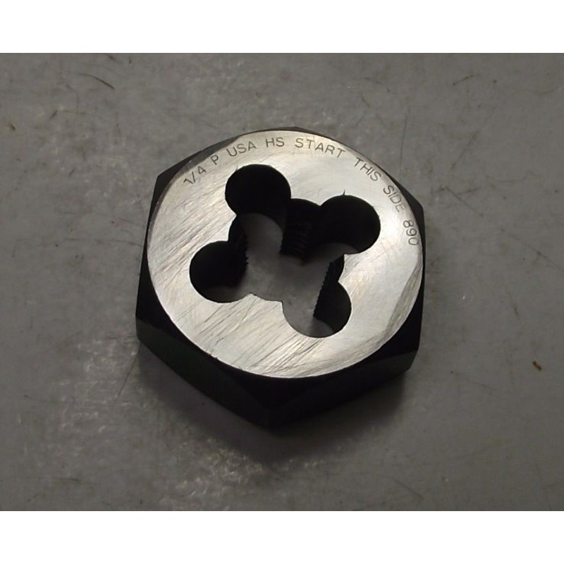 Vermont American LM2523 Hex Die 1/4"-18 Bulk 1609410198 USA #T11
