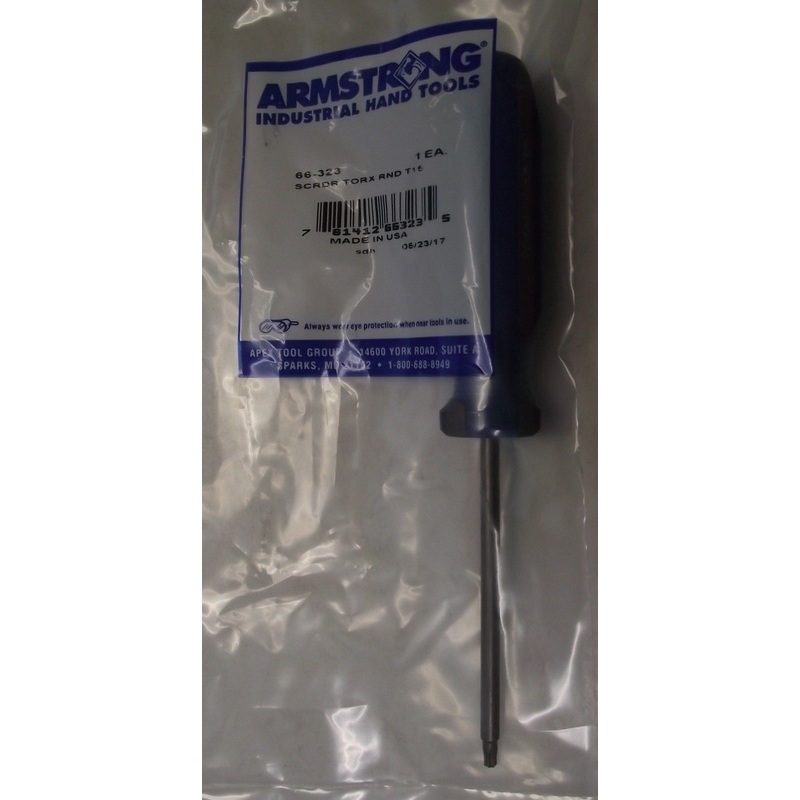 Armstrong 66-323 T15 Torx Round Screwdriver USA
