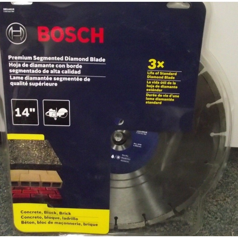 BOSCH DB1441H Diamond Saw Blade GenPurpose Premium 14" Segmented